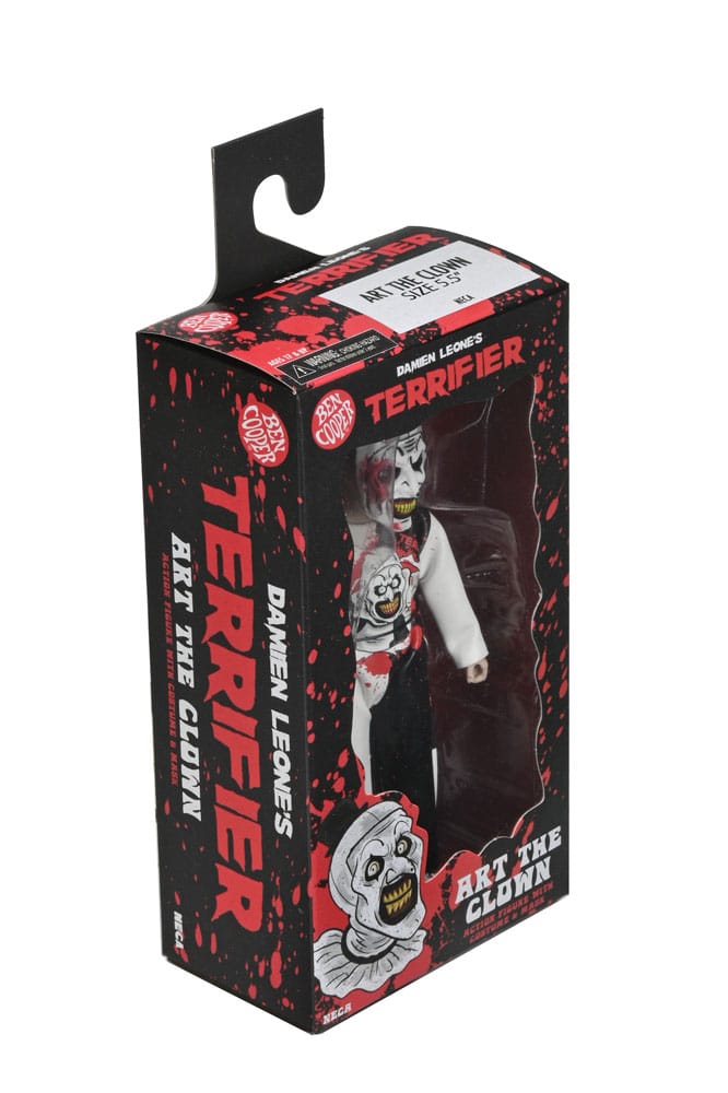 NECA Terrifier Ben Cooper Actionfigur Costume Series 9 Art the Clown 15 cm