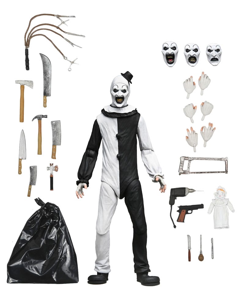 NECA Terrifier Ultimate Art the Clown 17 cm Actionfigur