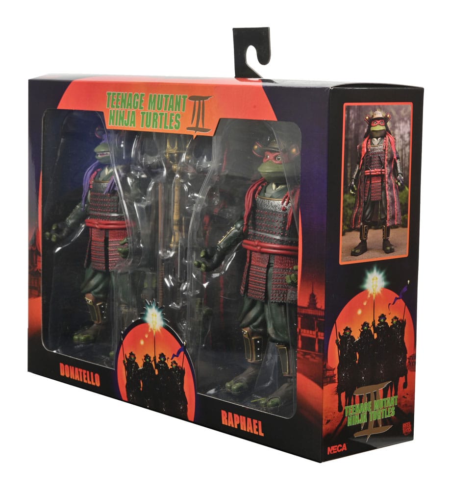 NECA Turtles III Donatello & Raphael 2-Pack Actionfiguren
