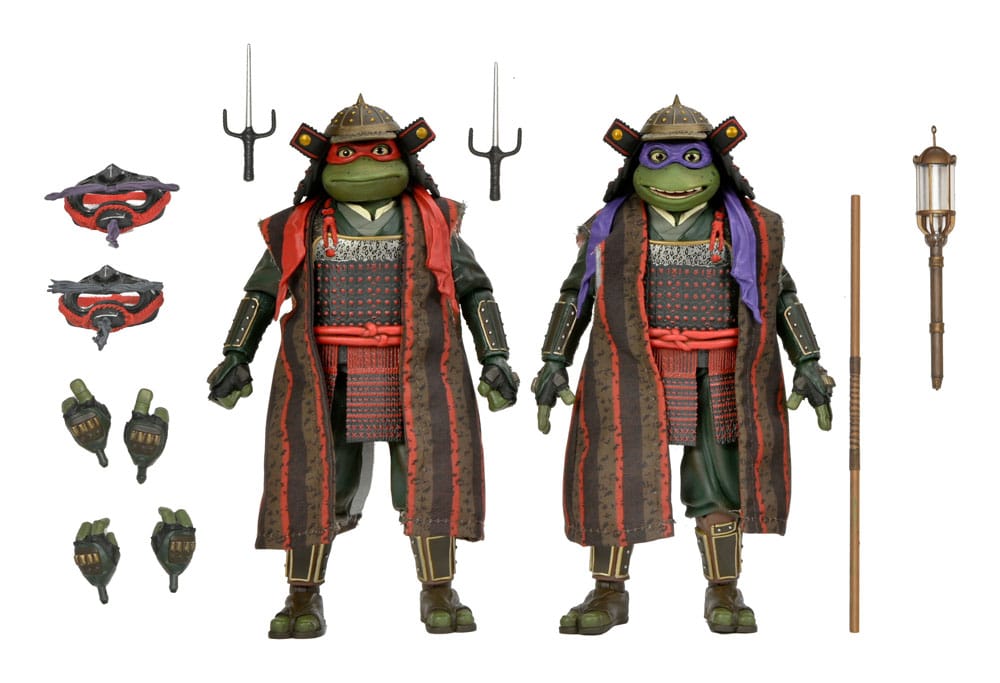 NECA Turtles III Donatello & Raphael 2-Pack Actionfiguren
