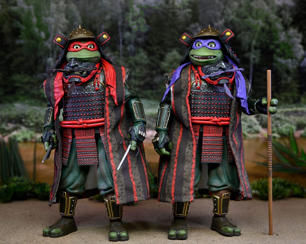 NECA Turtles III Donatello & Raphael 2-Pack Actionfiguren