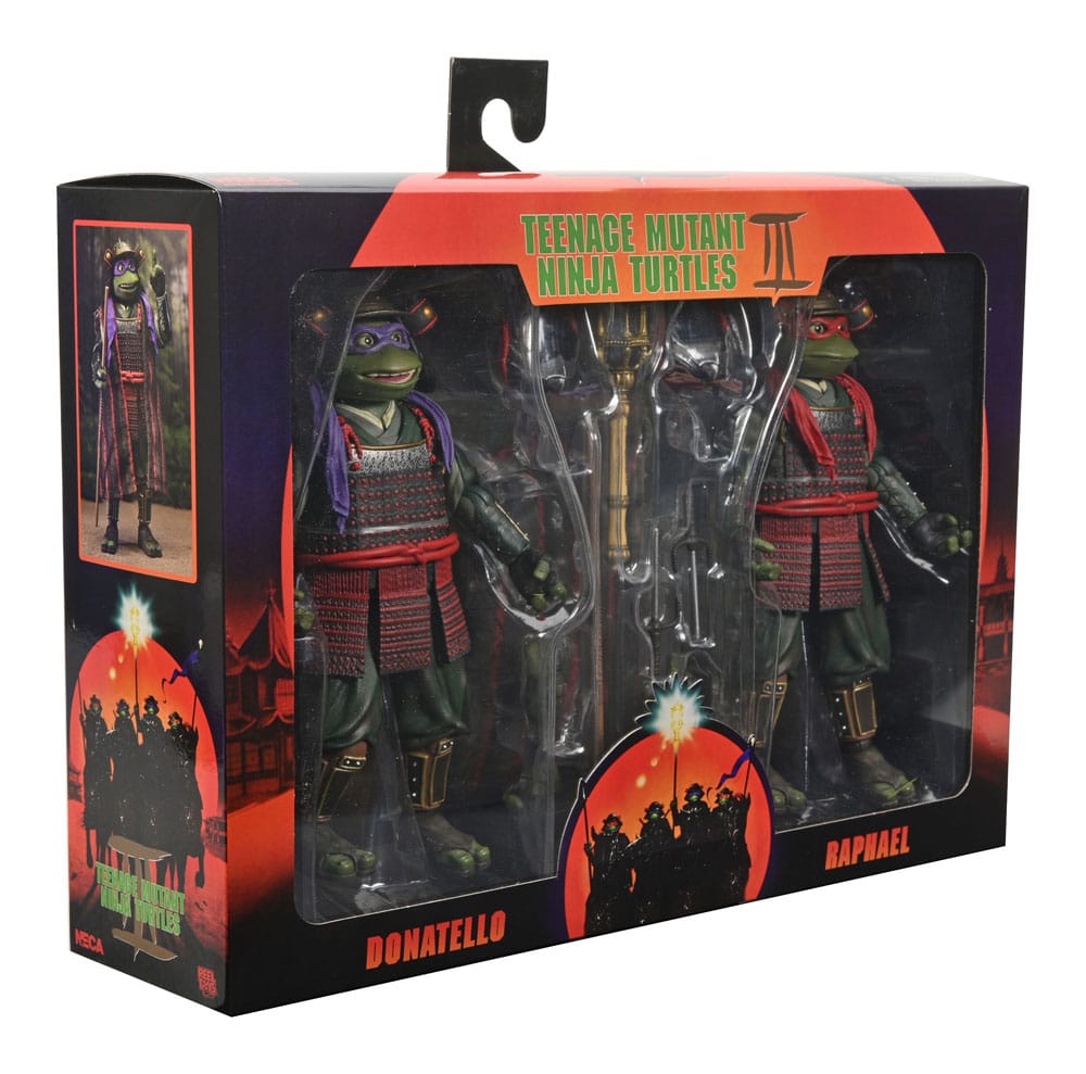 NECA Turtles III Donatello & Raphael 2-Pack Actionfiguren