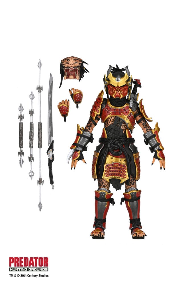 NECA Ultimate Samurai Predator Hunting Grounds Actionfigur
