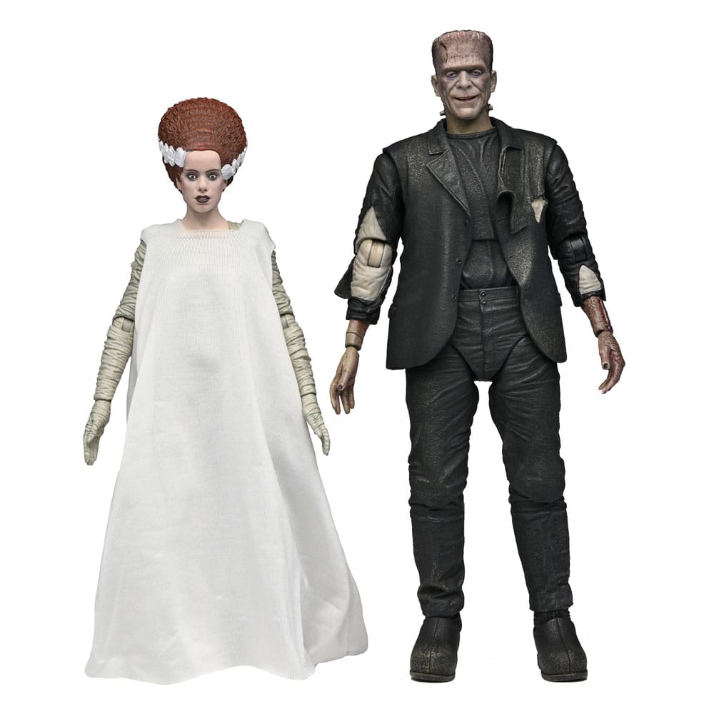 NECA Universal Monsters Bride of Frankenstein The Monster & His Mate 90th Anniversary Actionfiguren
