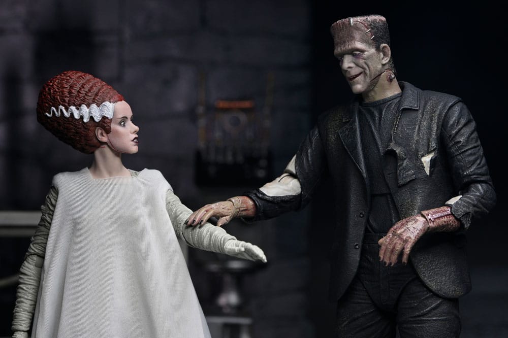 NECA Universal Monsters Bride of Frankenstein The Monster & His Mate 90th Anniversary Actionfiguren