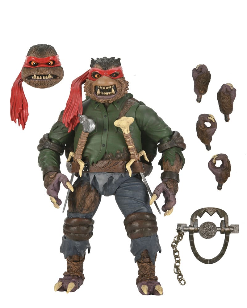 NECA Universal Monsters/Teenage Mutant Ninja Turtles Raphael as the Wolfman Actionfigur