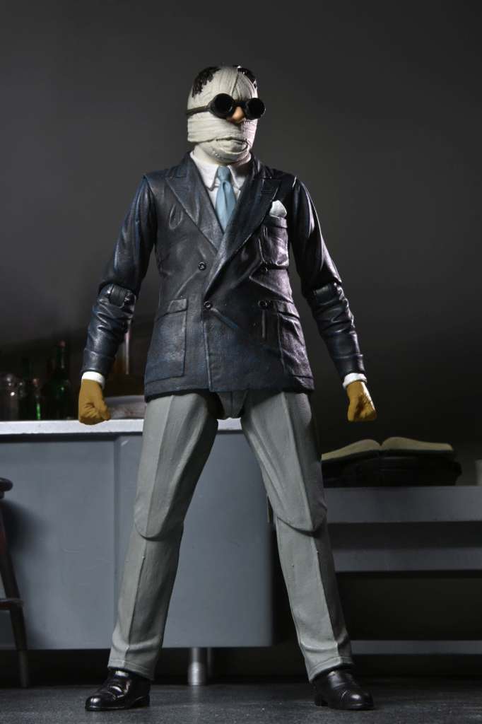 NECA Universal Monsters - Ultimate Invisible Man 18 cm Actionfigur