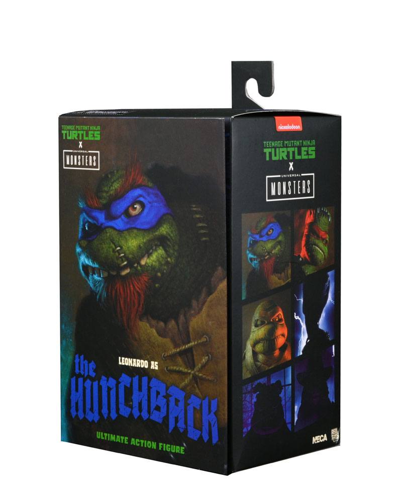 NECA Universal Monsters x Teenage Mutant Ninja Turtles Actionfigur Ultimate Leonardo as The Hunchback 18 cm
