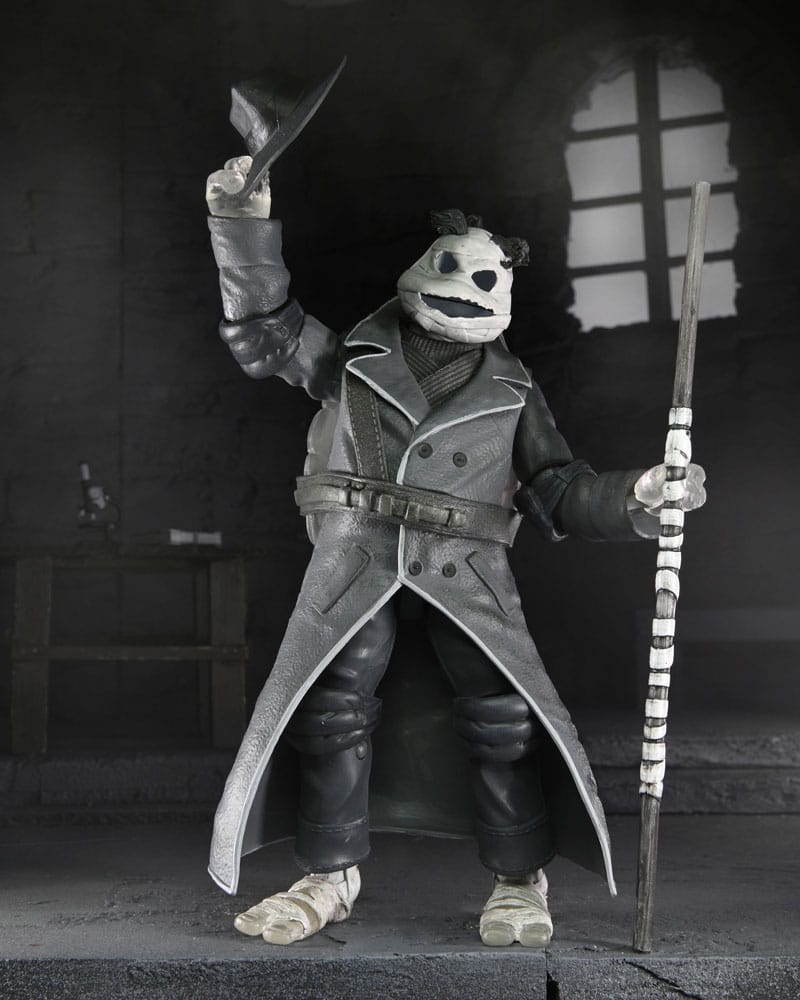 NECA Universal Monsters x Teenage Mutant Ninja Turtles Black & White Actionfiguren