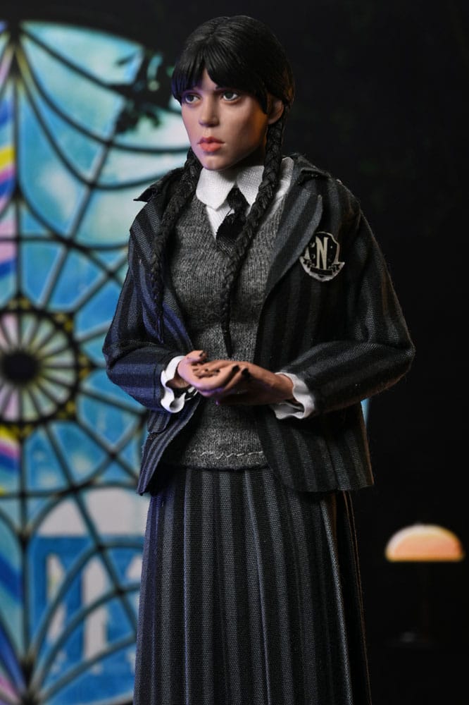 NECA Wednesday Actionfiguren 2er Pack Wednesday Addams (Nevermore Uniform) and Enid 20 cm