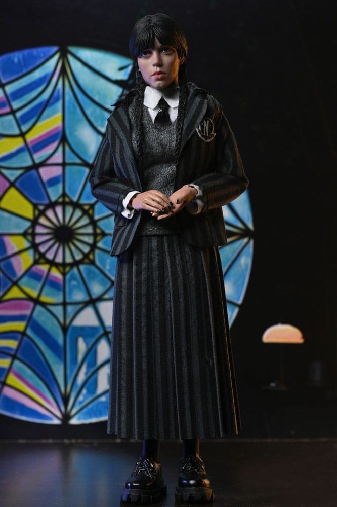 NECA Wednesday Actionfiguren 2er Pack Wednesday Addams (Nevermore Uniform) and Enid 20 cm