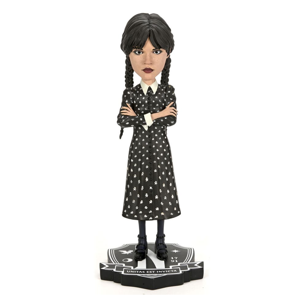 NECA Wednesday Head Knocker Wackelkopf-Figur Wednesday Addams 21 cm