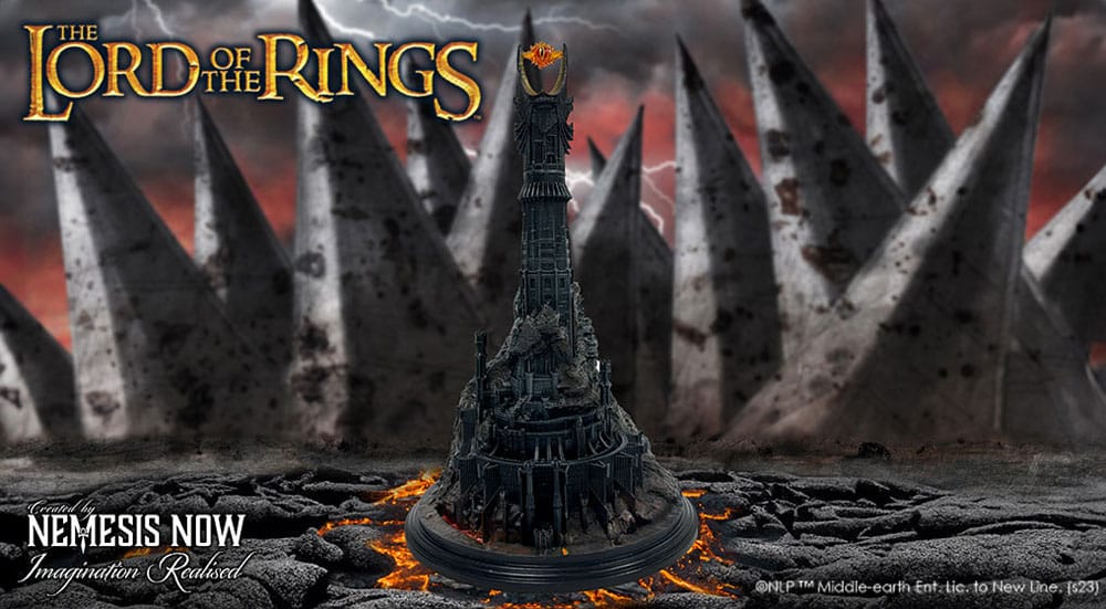 Nemesis Now Herr der Ringe Barad Dur mit Räuchereinsatz Statue