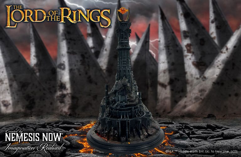 Nemesis Now Herr der Ringe Barad Dur mit Räuchereinsatz Statue