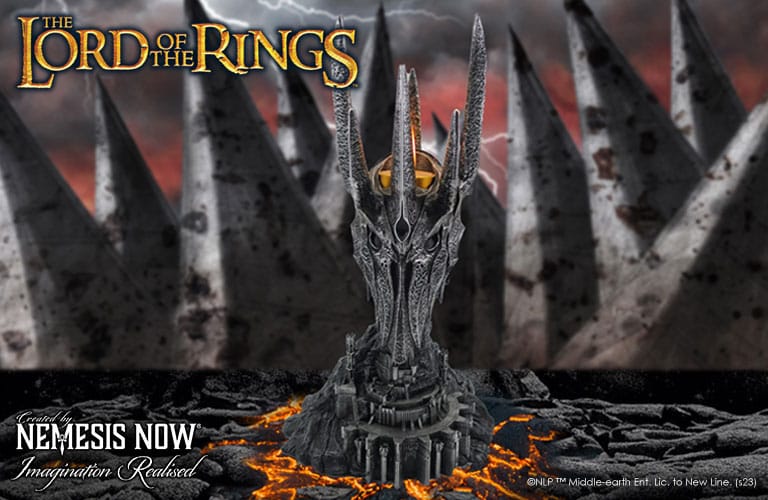 Nemesis Now Herr der Ringe Teelichthalter Sauron 33 cm