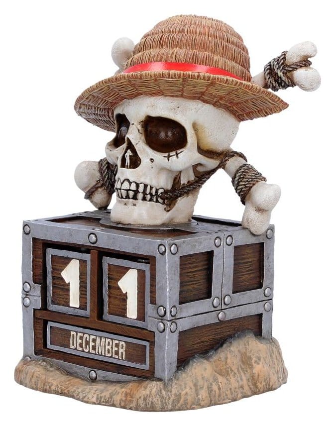 Nemesis Now One Piece Ewiger Kalender Luffy Jolly Roger 16 cm