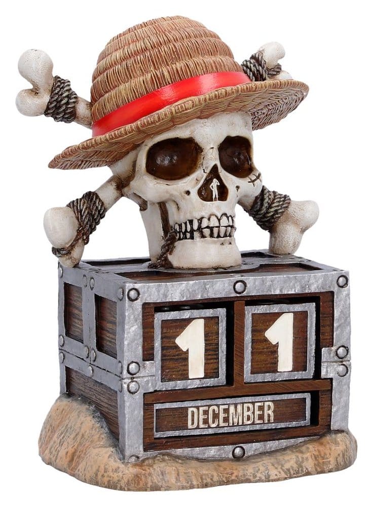 Nemesis Now One Piece Ewiger Kalender Luffy Jolly Roger 16 cm