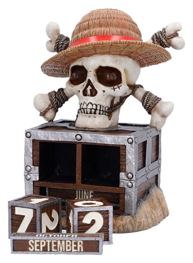 Nemesis Now One Piece Ewiger Kalender Luffy Jolly Roger 16 cm