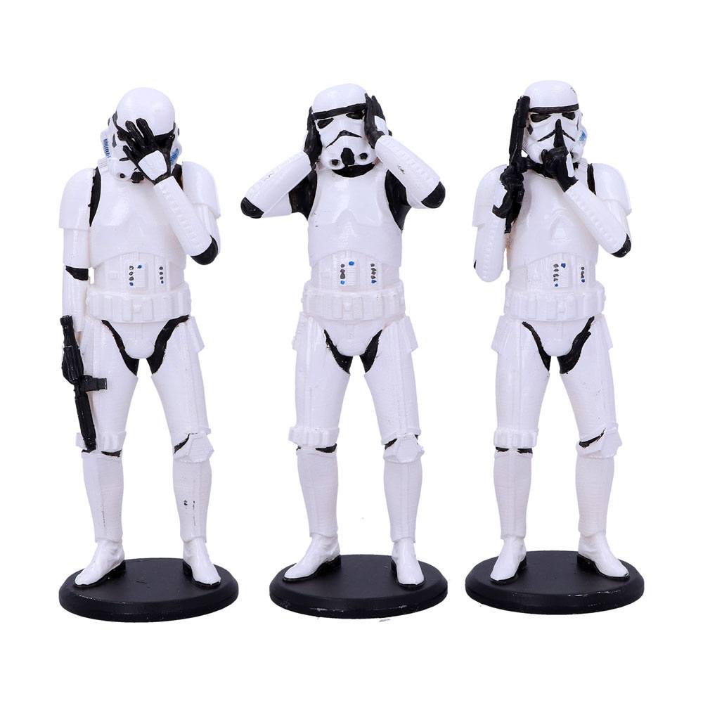 Nemesis Now Original Stormtrooper Figuren 3er-Pack Three Wise Stormtroopers