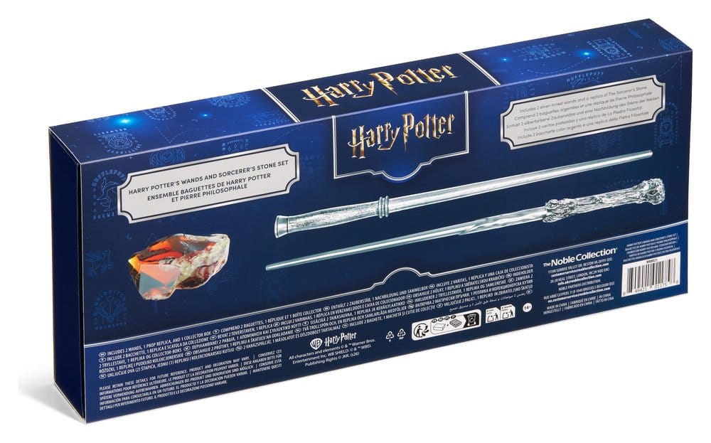 Noble Collection Harry Potter Celebration Wand Sorcerer’s Stone 25th Anniversary Set