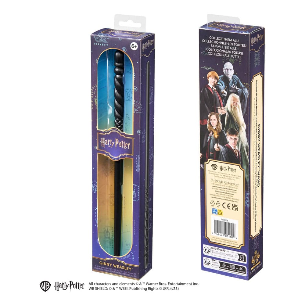 Noble Collection Harry Potter Ginny Weasley Rollenspiel Zauberstab Replik