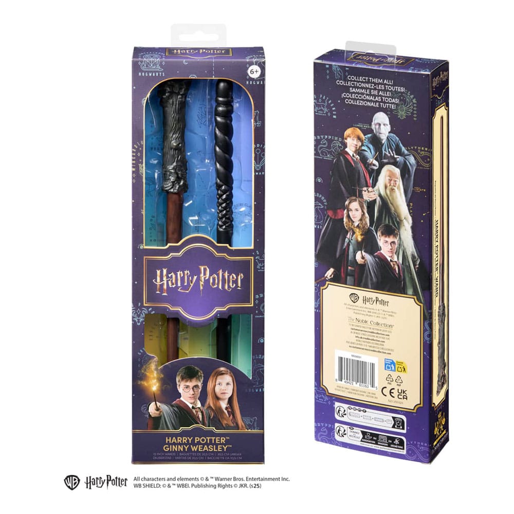 Noble Collection Harry Potter Rollenspiel Ginny Weasley Doppelpack Zauberstäbe