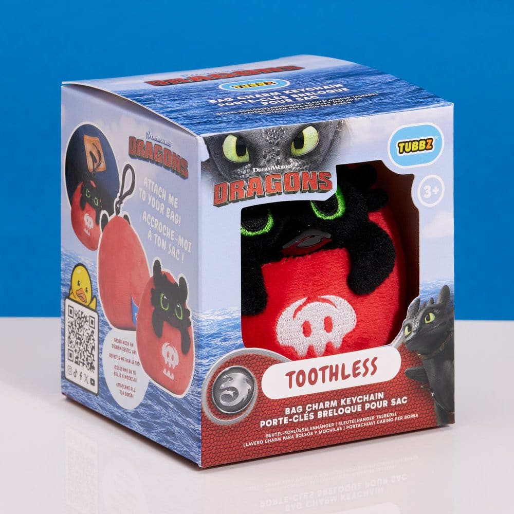 Numskull Drachenzähmen leicht gemacht Toothless Tubbz Taschenanhänger