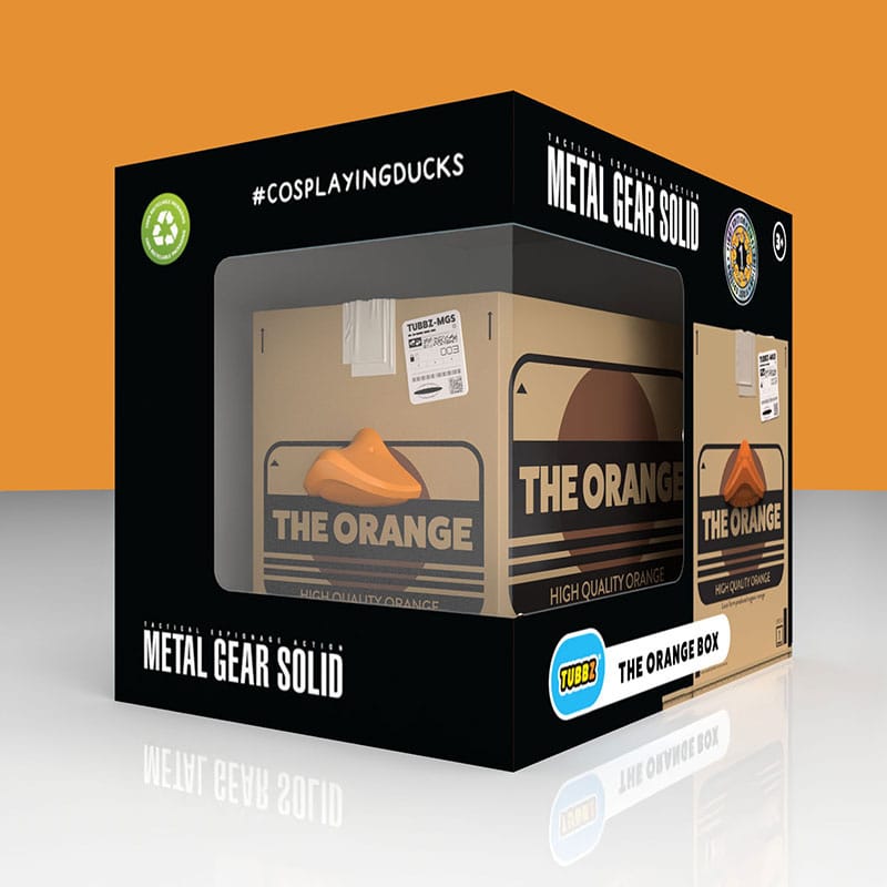 Numskull Metal Gear Solid The Orange Box Boxed Edition Tubbz Figur