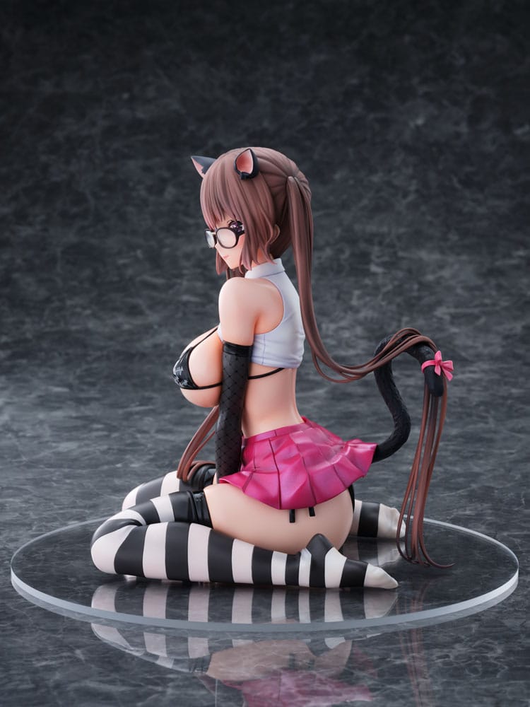 Orchid Seed Original Character Itazura Cat Miumiu Illustrated By Mataro 1/6 Statue