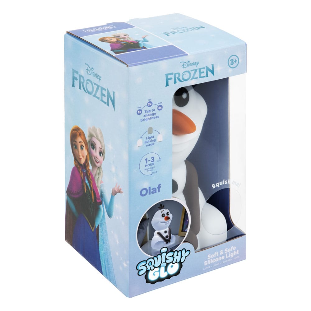 Paladone Products Die Eiskönigin Völlig unverfroren Olaf Squishy Glo Silikon-Leuchte