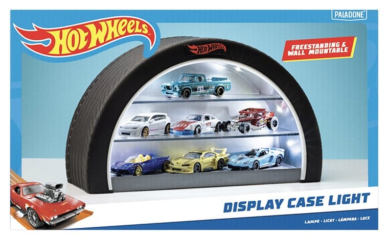 Paladone Products Hot Wheels Reifen-Vitrine mit Beleuchtung