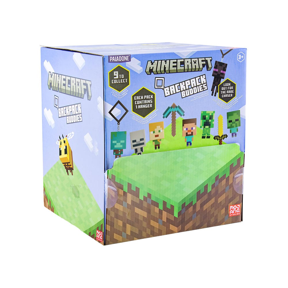Paladone Products Minecraft Backpack Buddies Mystery Bags Series 4 Taschenanhänger Display 24