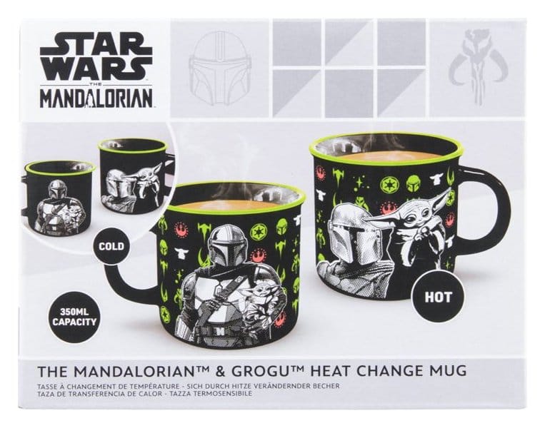 Paladone Products Star Wars The Mandalorian Mandalorian And Grogu Tasse Mit Thermoeffekt