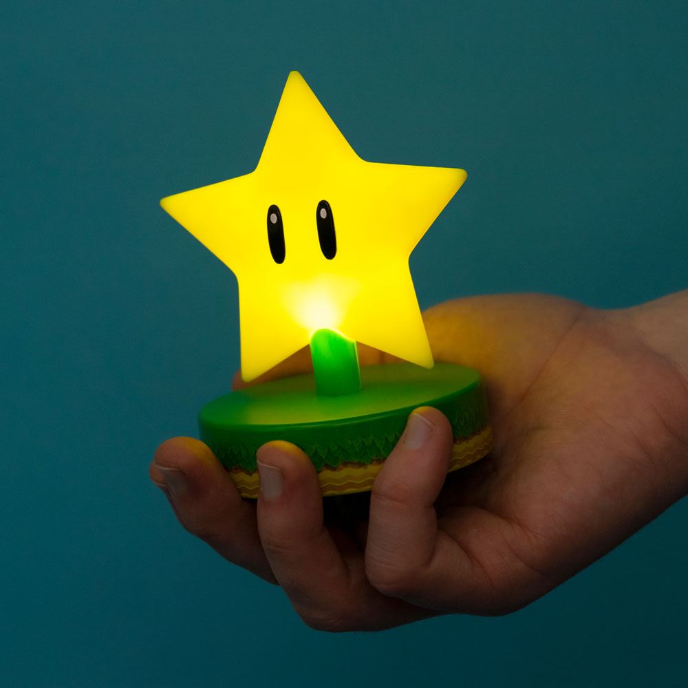 Paladone Products Super Mario Icon Super Star (V2) Lampe