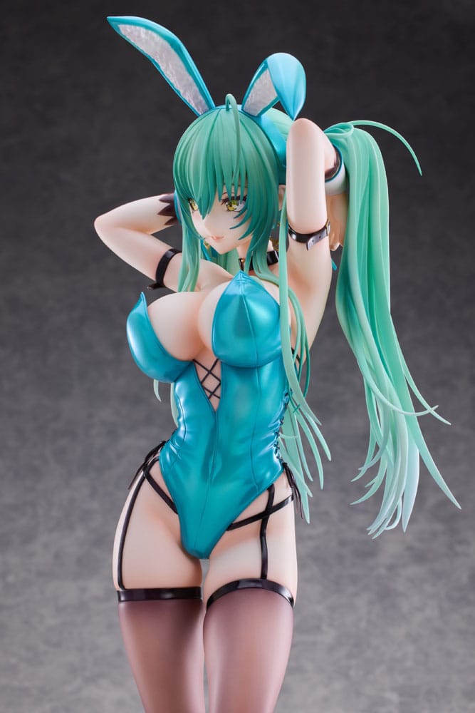 PartyLook Original Character Green Twin Tail Bunny-Chan Statue