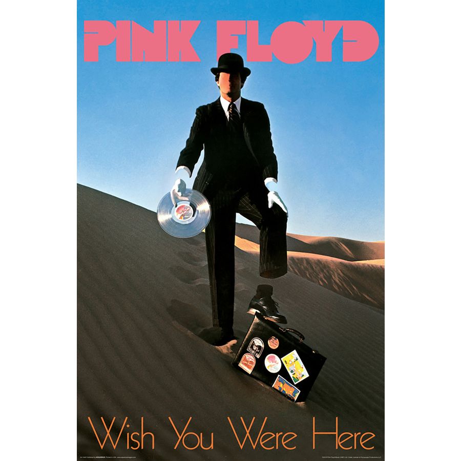 Pink Floyd Poster Wish You Were Here Record Man
