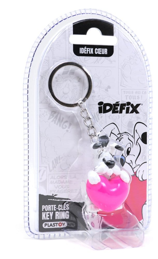 Plastoy Asterix Idefix Rosa Herz Schlüsselanhänger (Blister)