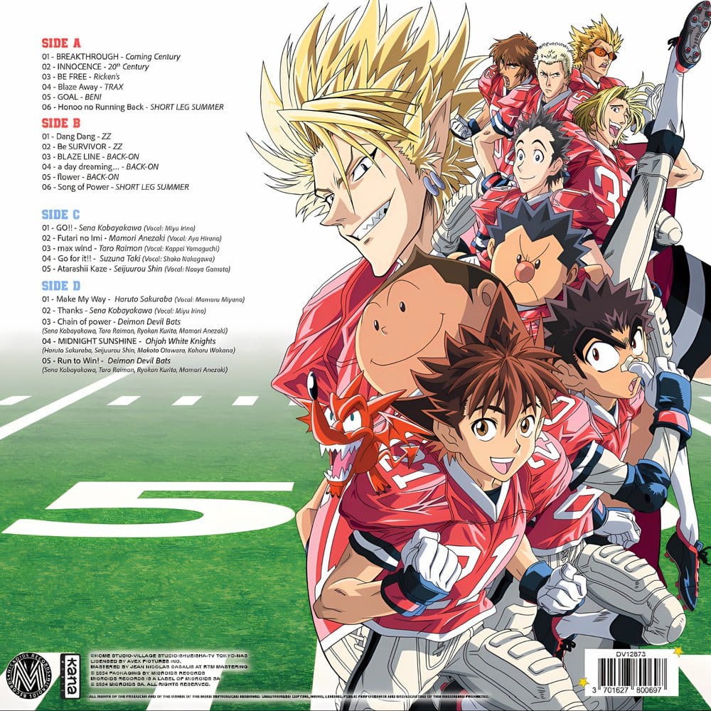 Plastoy Eyeshield 21 Original Soundtrack Vinyl 2 x LP