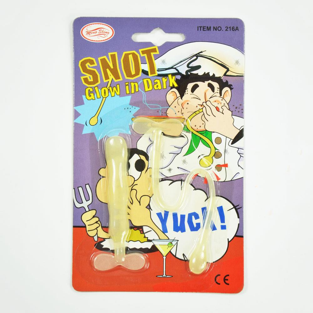 Popel Set Snot Glow in Dark Scherzartikel