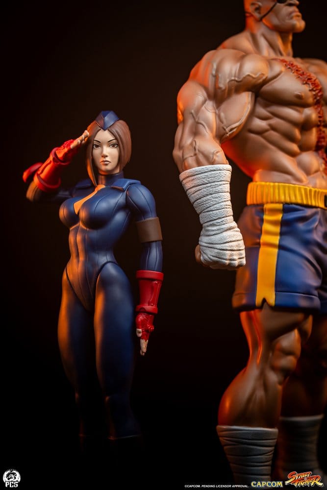 Premium Collectibles Studio Street Fighter Sagat & Juli Street Jam 1/10 Statuen