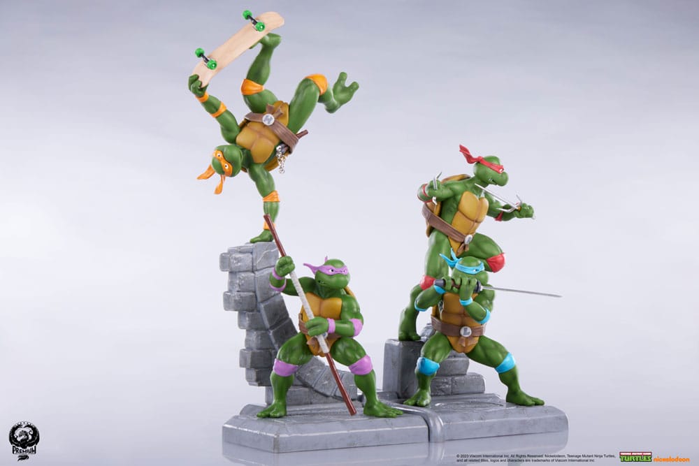 Premium Collectibles Studio Teenage Mutant Ninja Turtles 4-er Pack Statue