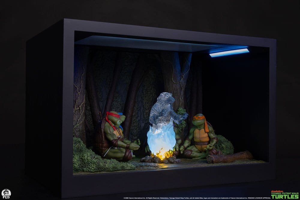 Premium Collectibles Studio Teenage Mutant Ninja Turtles Movie Moments Splinter’s Spirit Mini Scale Diorama Statue