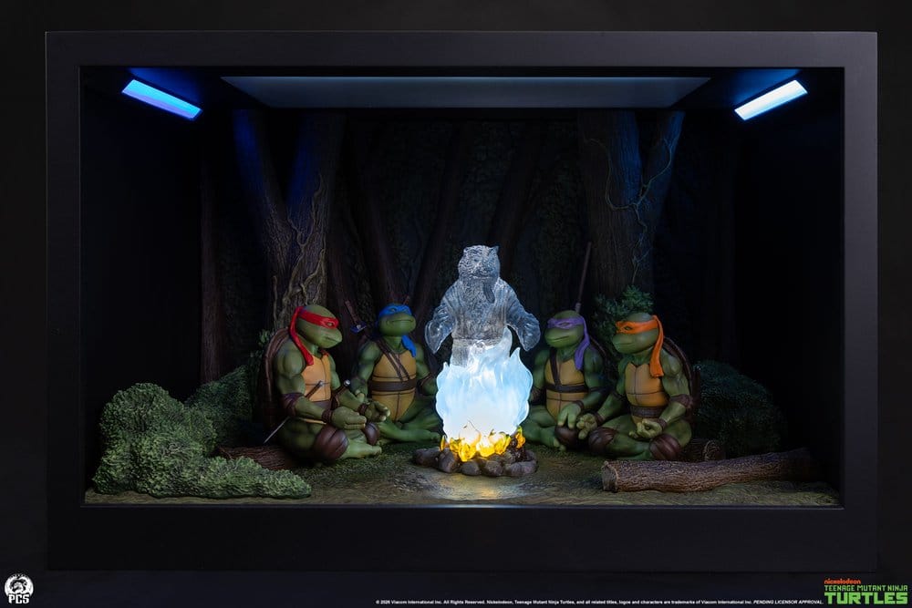 Premium Collectibles Studio Teenage Mutant Ninja Turtles Movie Moments Splinter’s Spirit Mini Scale Diorama Statue