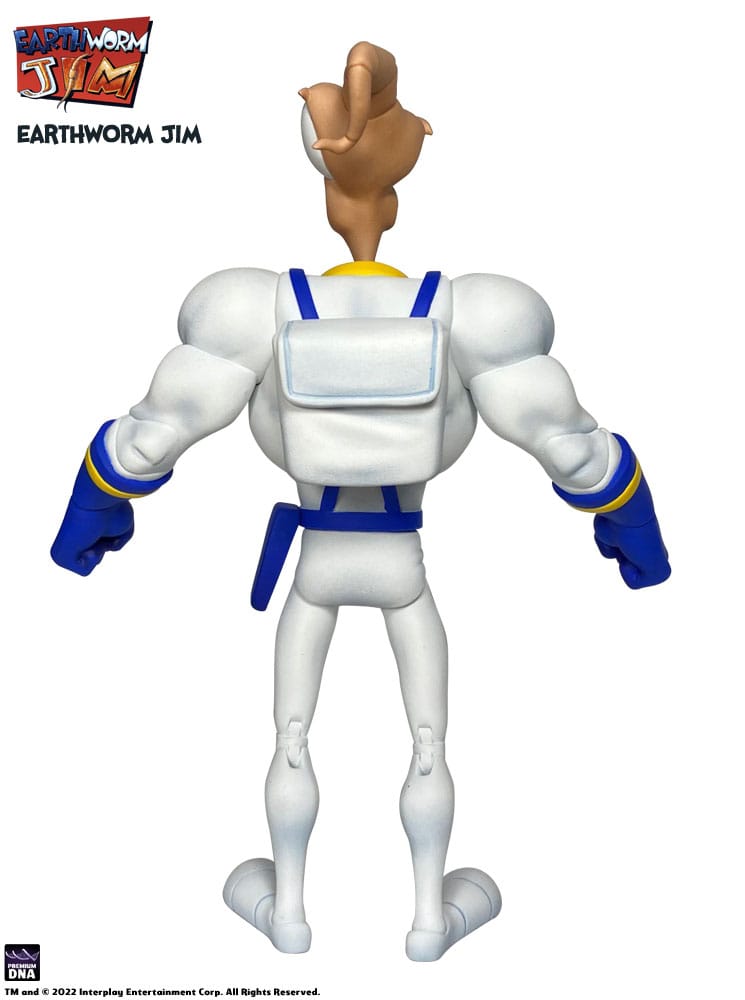 Premium DNA Toys Earthworm Jim - Earthworm Jim & Snot Wave 1 Actionfigur