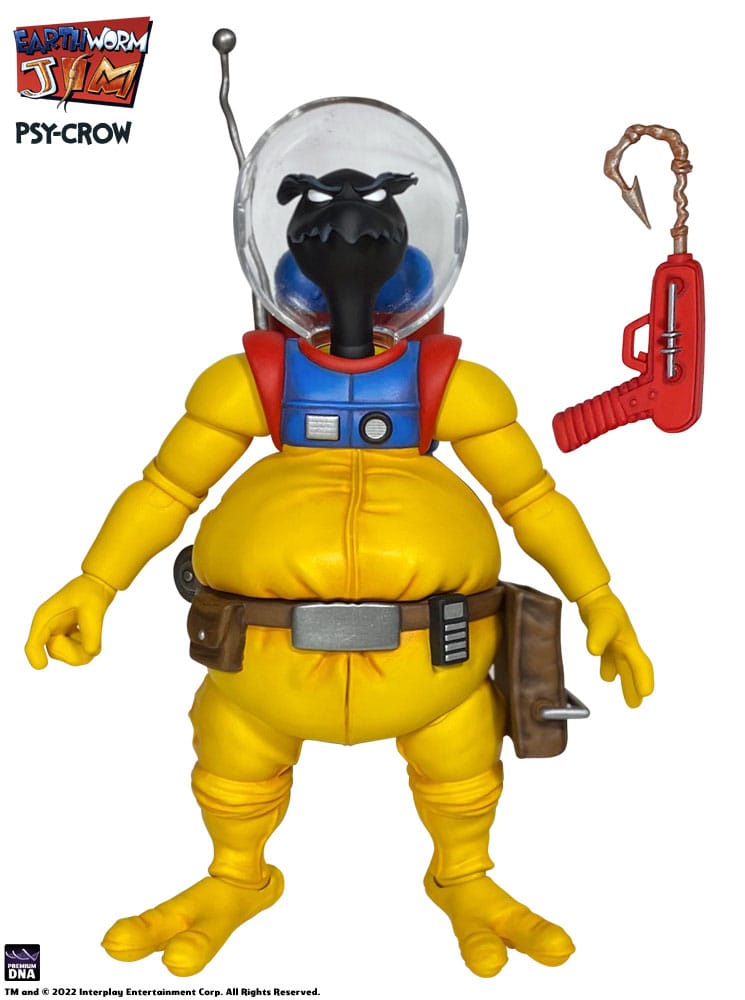 Premium DNA Toys Earthworm Jim Psy-Crow Wave 1 Actionfigur