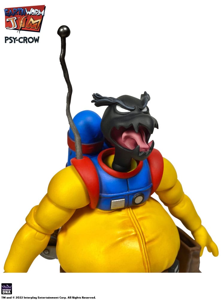 Premium DNA Toys Earthworm Jim Psy-Crow Wave 1 Actionfigur