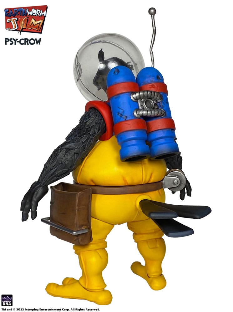 Premium DNA Toys Earthworm Jim Psy-Crow Wave 1 Actionfigur