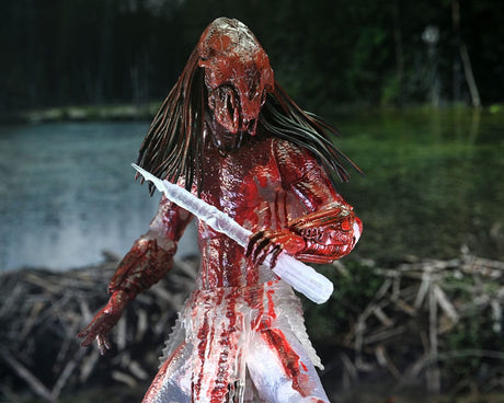 Prey - Ultimate Feral Bear Blood Predator 18 cm Actionfigur NECA