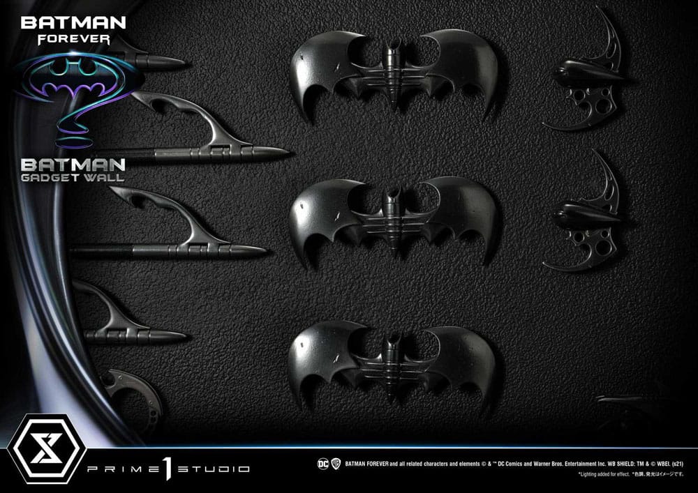 Prime 1 Studio Batman Forever Batman Gadget 1/3 Wall Museum Masterline Series Diorama 49 cm