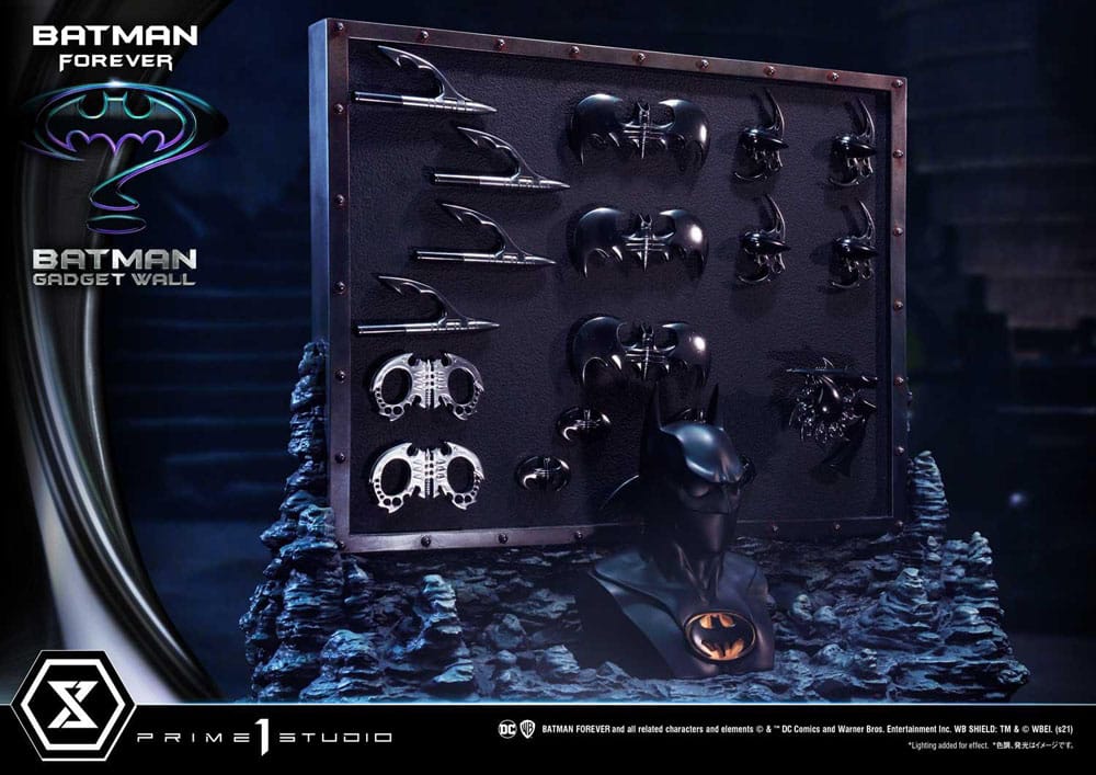 Prime 1 Studio Batman Forever Batman Gadget 1/3 Wall Museum Masterline Series Diorama 49 cm